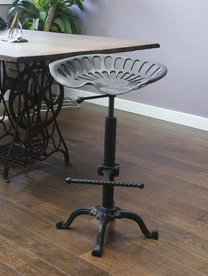 Tractor Seat Stool Black