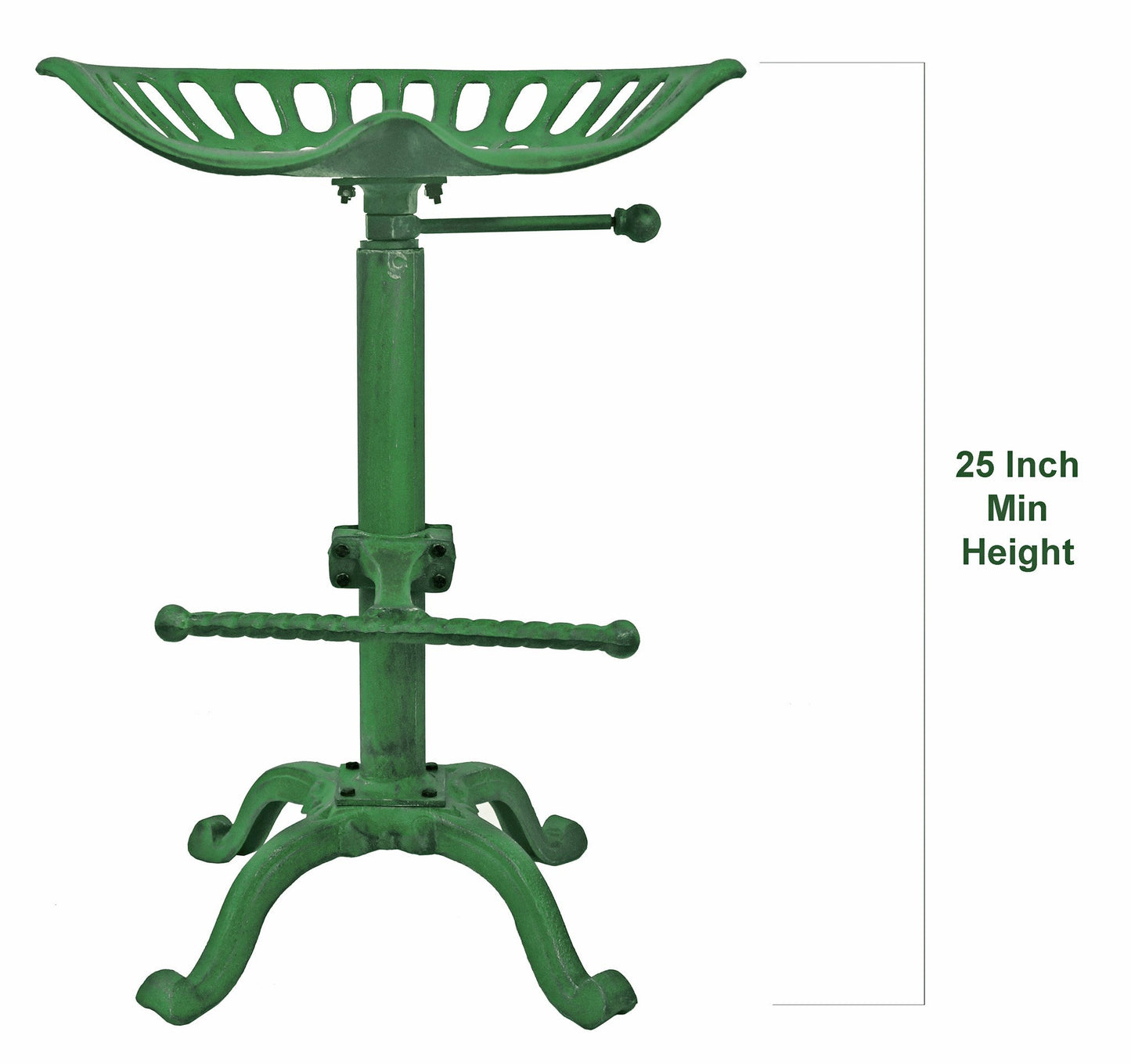 Tractor Seat Stool Green