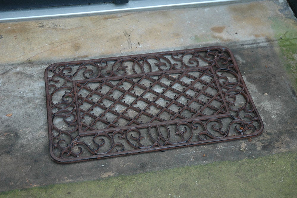 Doormat Cast Iron Rectangle 67X42cm