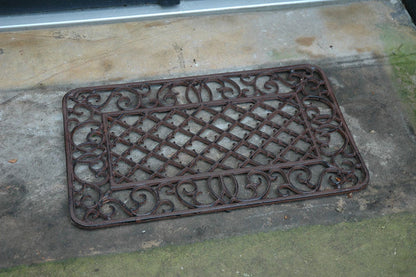 Doormat Cast Iron Rectangle 67X42cm