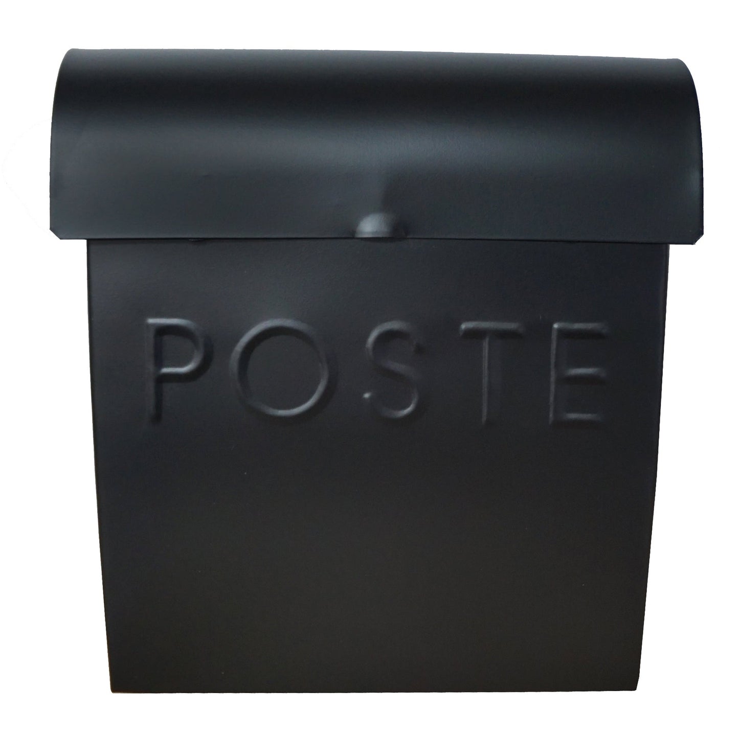 Euro Mailbox Black With POSTE