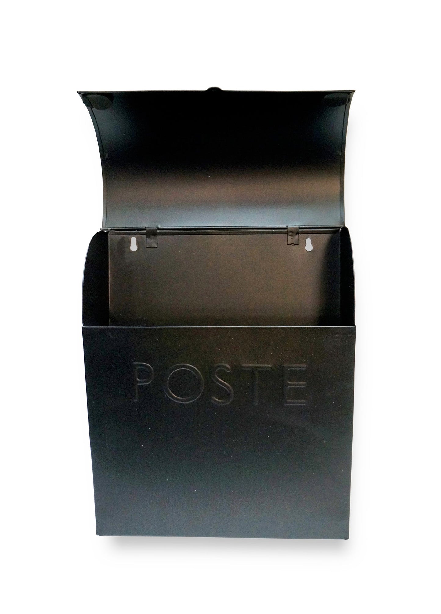 Euro Mailbox Black With POSTE