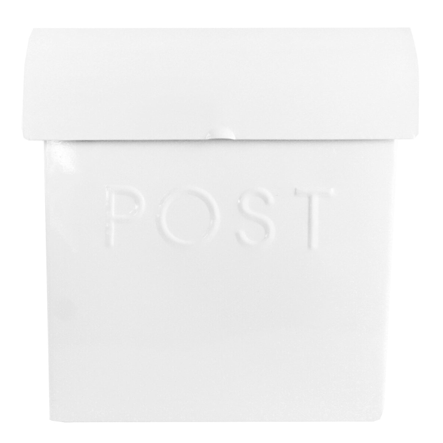 White Euro Post Mailbox