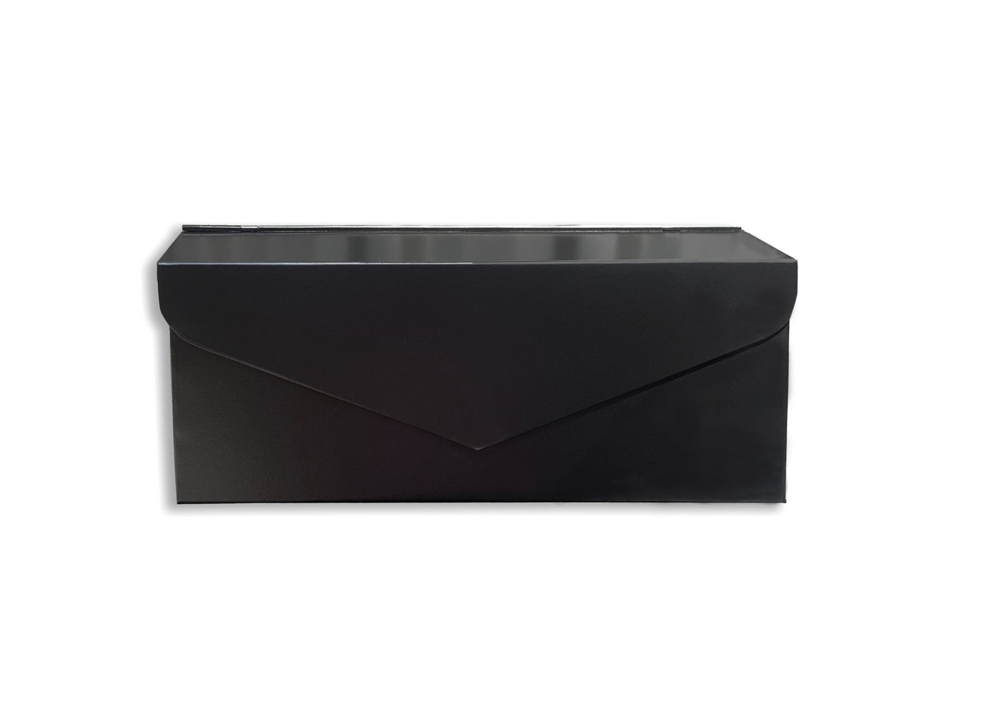 Long Envelope Mailbox Black