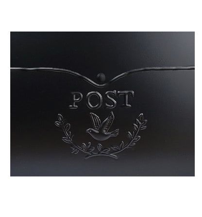 Chelsea Post Mailbox Black