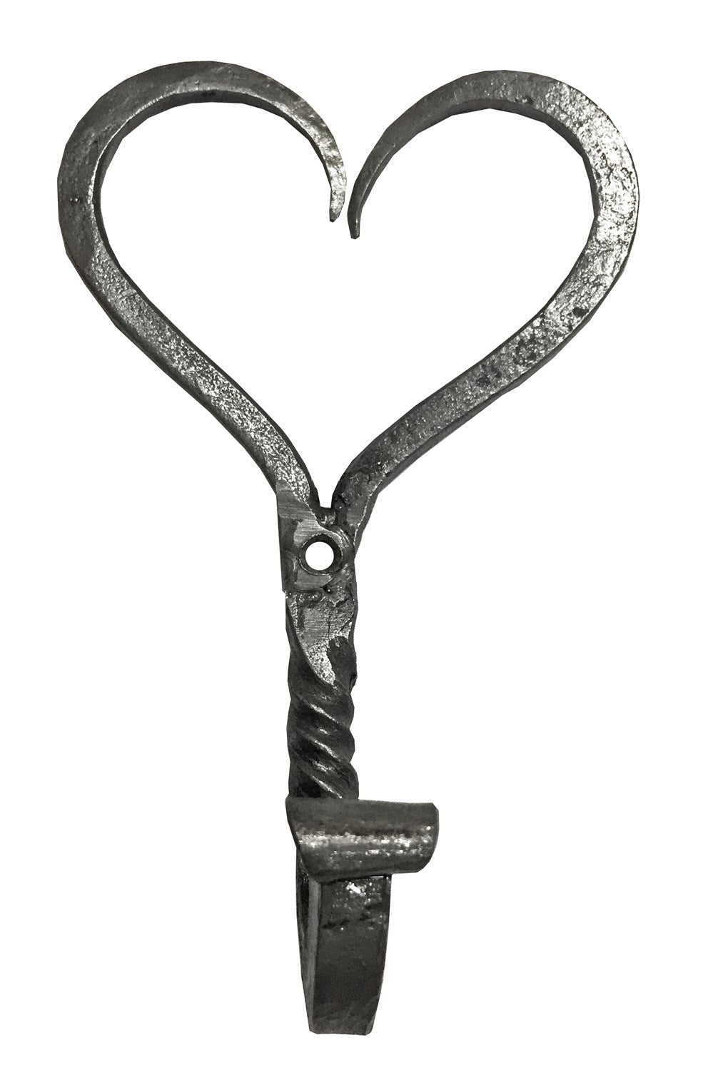 Hand-Forged Heart Hook Twist