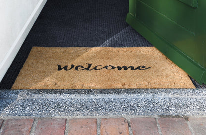 Doormat Coir Relief Welcome