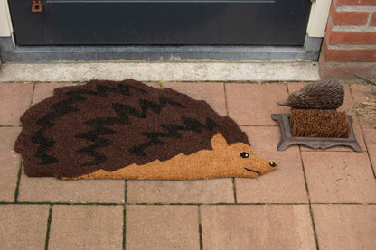 Coir Doormat Hedgehog