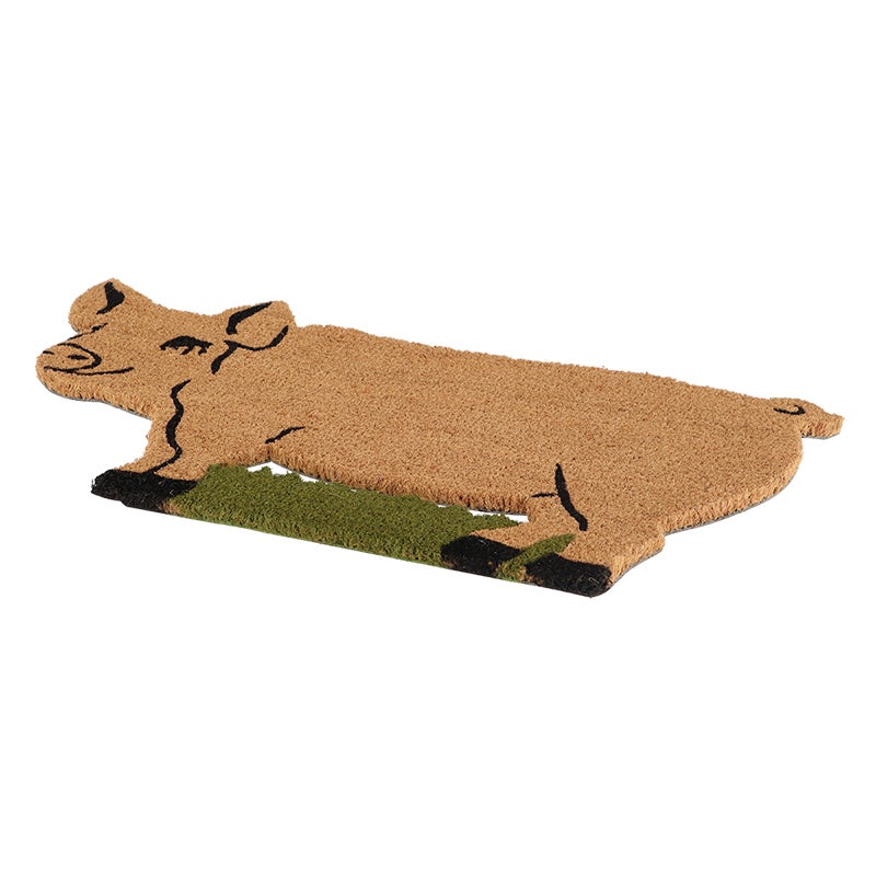 Doormat Coir Pig