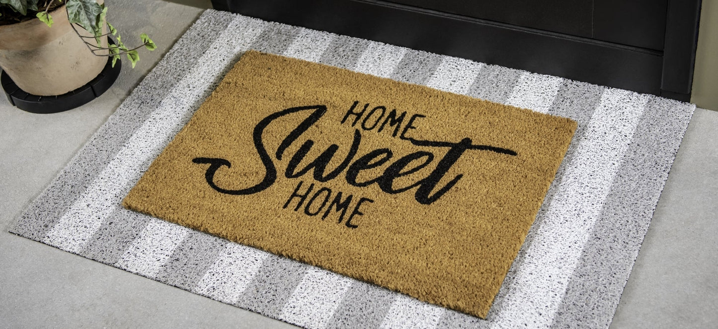 Layered Doormat Vertical Stripes