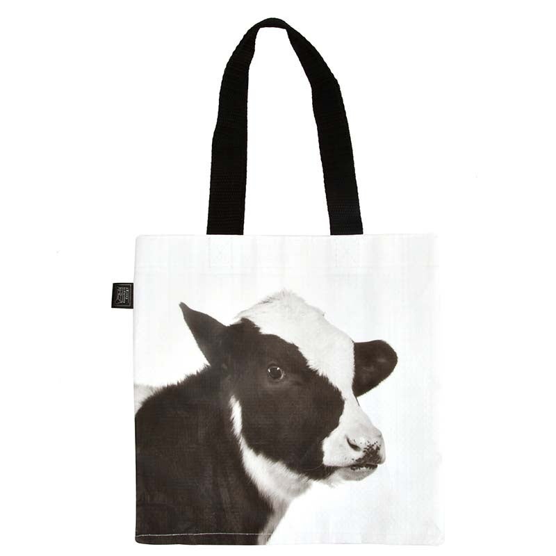 Shopping Bag Farm Animals B/W S ~ Assorted