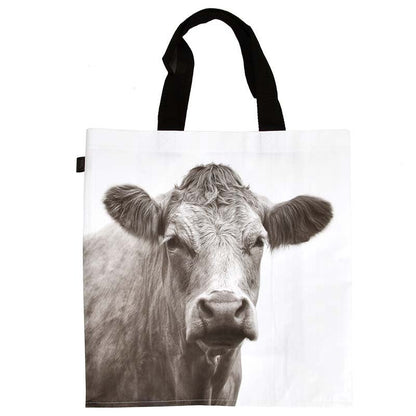 Shopping Bag Farm Animals B/W L ~ Assorted