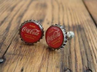 Cola Bottle Cap Iron Knob, Antique Metal