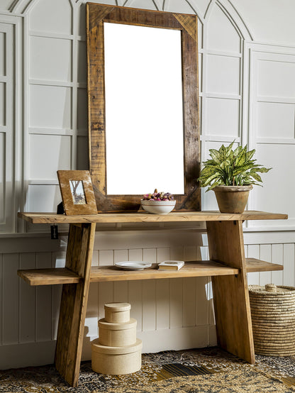 59 in Reclaimed Wood Console Table